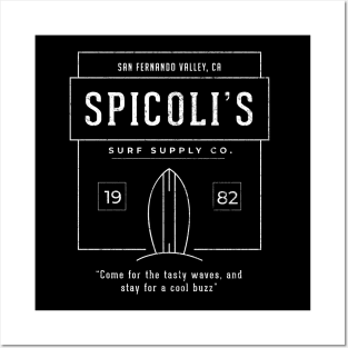 Spicol's Surf Supply Co. - modern vintage logo Posters and Art